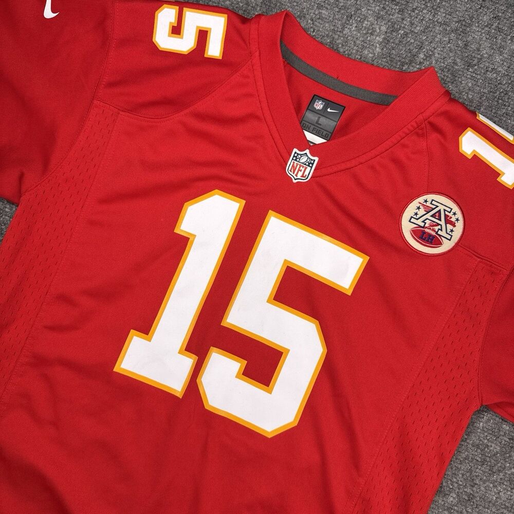 NFL Patrick Mahomes #15 Kansas City Chiefs Nike On Field Jersey Youth Size Large